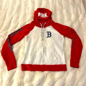Victoria’s Secret PINK Red Sox zip-up sweatshirt! ❤️⚾️